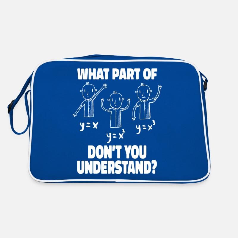 Drôle de mathématique Équation quadratique Forme d’interception de pente Sac Retro