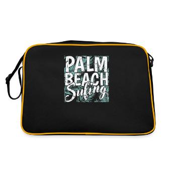 Palm Beach Surfing Tree Environnement de vacances - Sac Retro - noir/or - Dos
