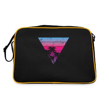 Palm Coconut Holidays Beach - Retro Bag - black/gold - Back