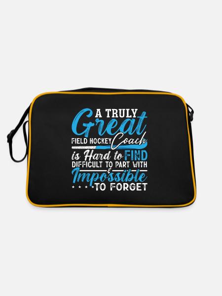 Le hockey sur gazon Un gardien de but vraiment génial - Sac Retro - noir/or - Dos