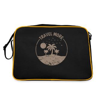Voyage Plus Palme Holidays Beach - Sac Retro - noir/or - Dos
