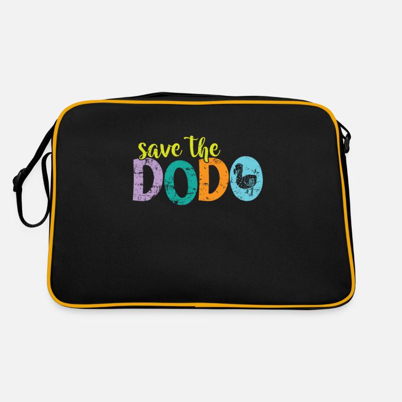 Save the Dodo Vogel aus Mauritius Retro Tasche