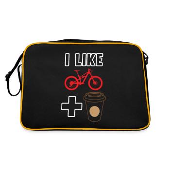Comment le vélo et le café Amateur de cyclisme Cyclisme - Sac Retro - noir/or - Dos