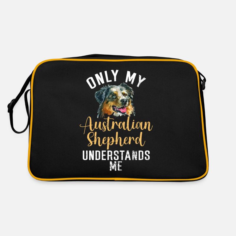Australian Shepherd Geschenke Retro Tasche