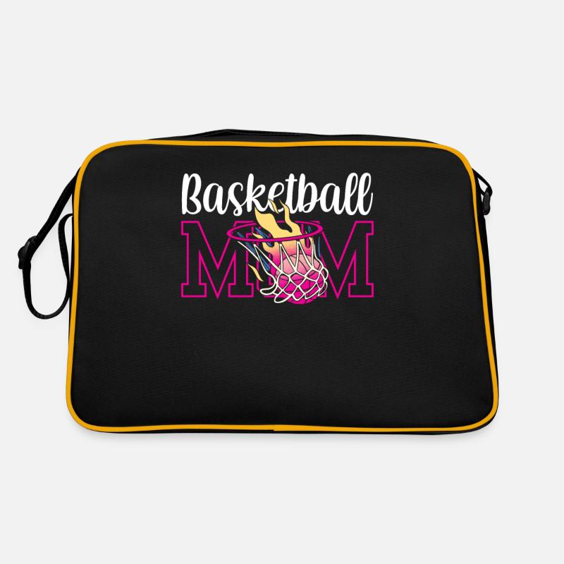 Basketball Mama Coach Équipe de basket-ball - Sac Retro - noir/or