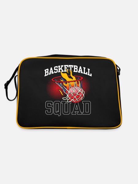 Entraîneur des joueurs de basket-ball de l’équipe de basket-ball - Sac Retro - noir/or - Dos