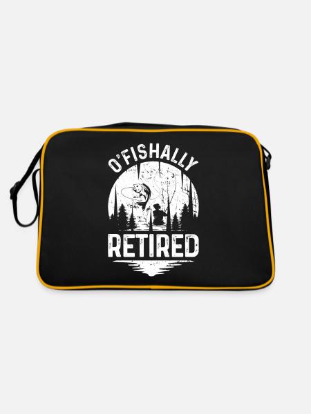 O’Fishally a pris sa retraite - Sac Retro - noir/or - Dos
