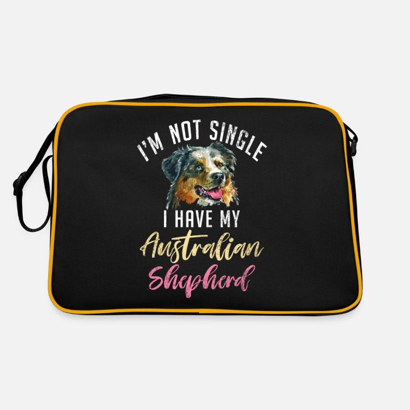 Australian Shepherd Geschenke Retro Tasche