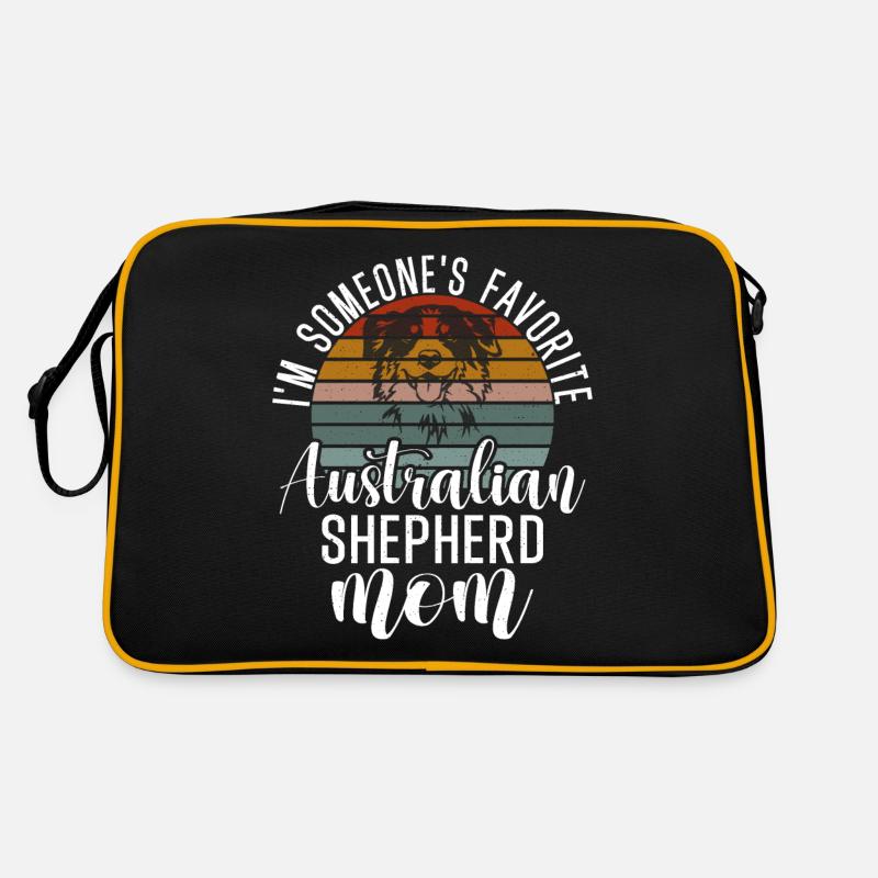 Australian Shepherd Geschenke Retro Tasche