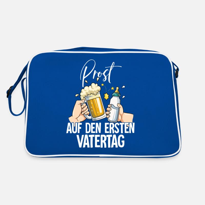 Erster Vatertag Retro Tasche