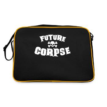Future corpse for Goth fan - Retro Bag - black/gold - Back