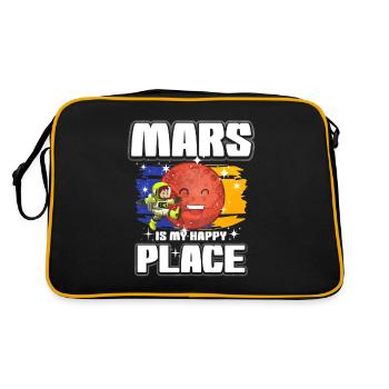 Mars Planet Cadeau - Sac Retro - noir/or - Dos