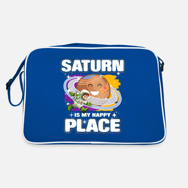 Saturn Planet Geschenk Retro Tasche