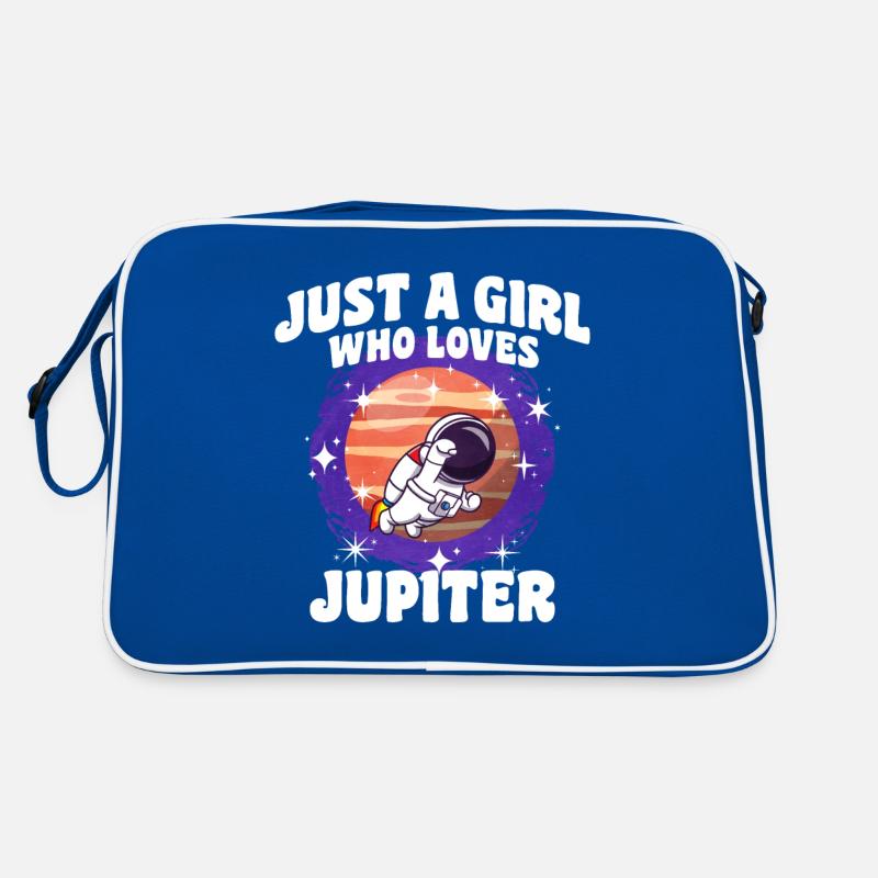 Mädchen Jupiter Geschenk Retro Tasche