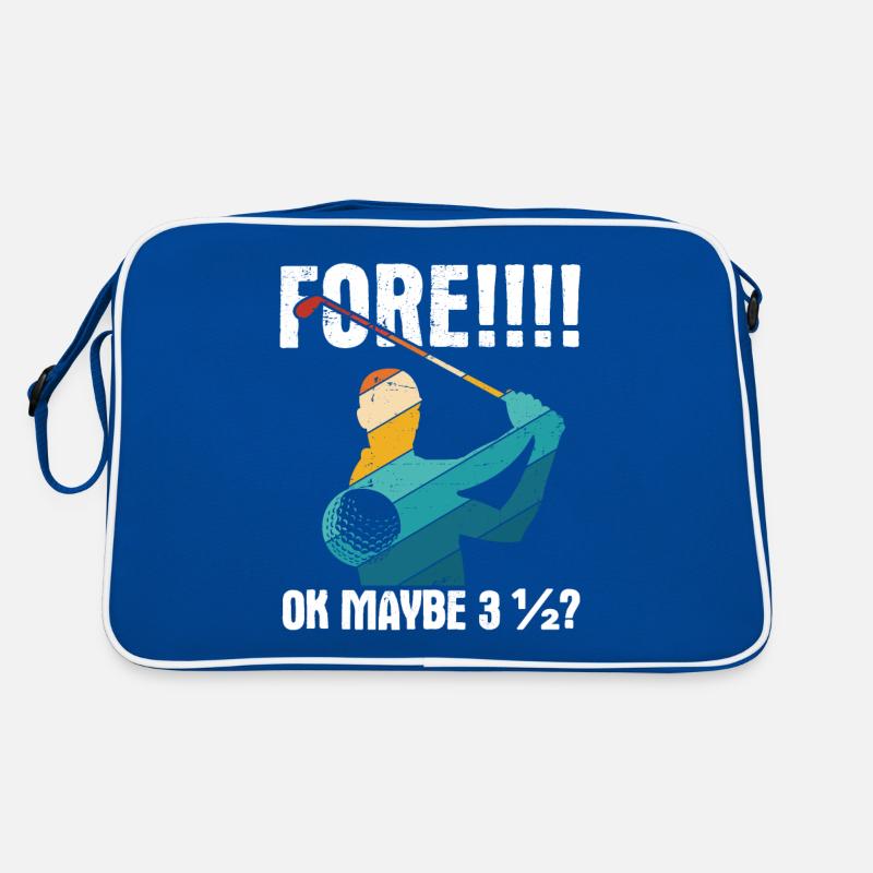 Golfplatz zum Golfen Golf Retro Tasche