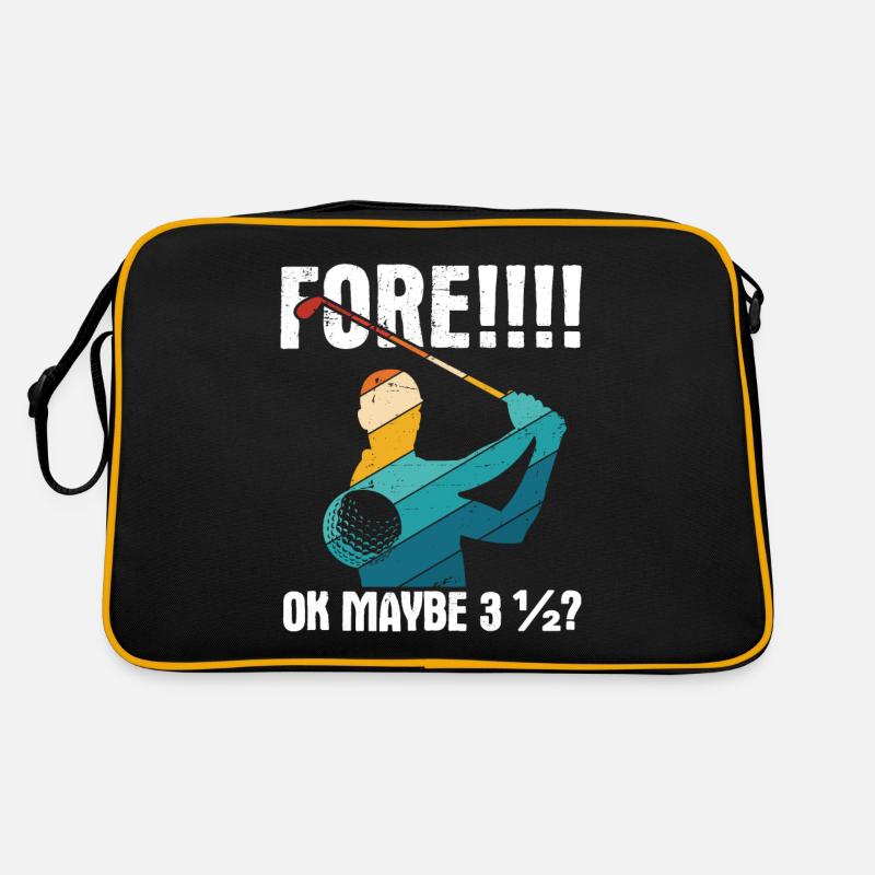 Golfplatz zum Golfen Golf Retro Tasche