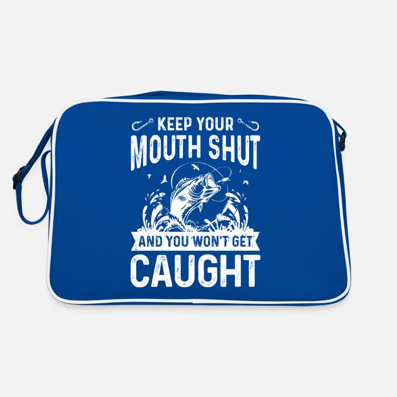 Shut up and you won't get caught Retro Bag