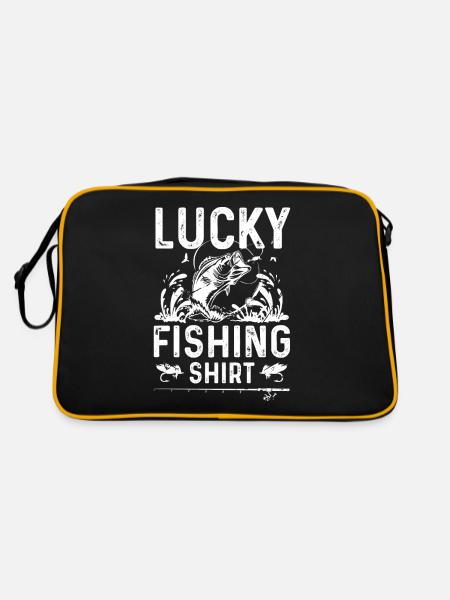 Chemise de pêcheur heureux - Sac Retro - noir/or - Dos