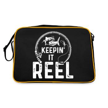 Keepin' It Reel - Retro Bag - black/gold - Back