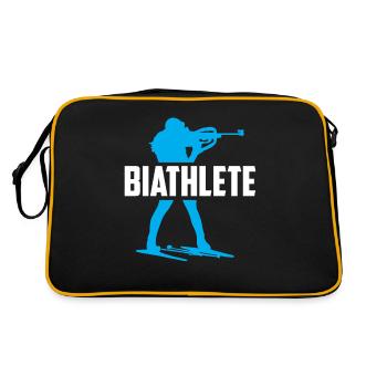 Biathlète Sport Biathlon Biathlons Biathlète - Sac Retro - noir/or - Dos