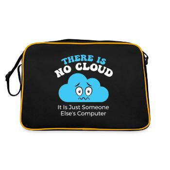 Il n’y a pas de cloud, c’est juste l’ordinateur d’un - Sac Retro - noir/or - Dos