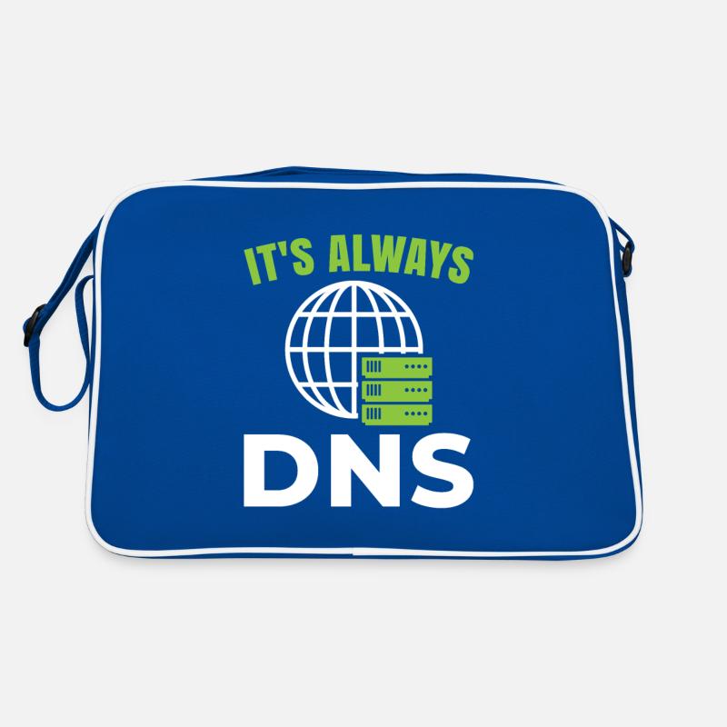 It's always dns for networking computer fan Retro Bag