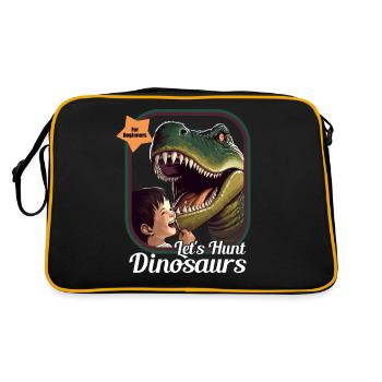 Permet de chasser les dinosaures Jeu de dinosaures - Sac Retro - noir/or - Dos