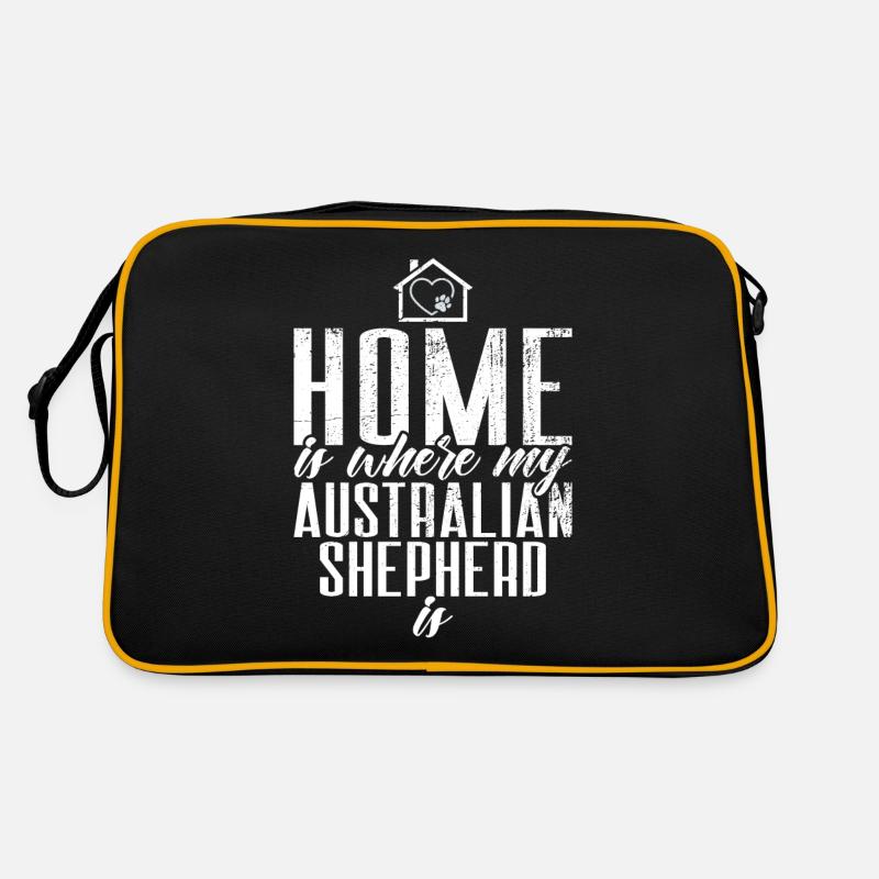 Australian Shepherd Geschenke Retro Tasche