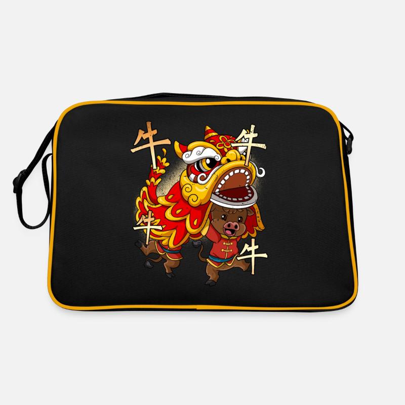 Année du Buffle Nouvel An lunaire chinois Sac Retro