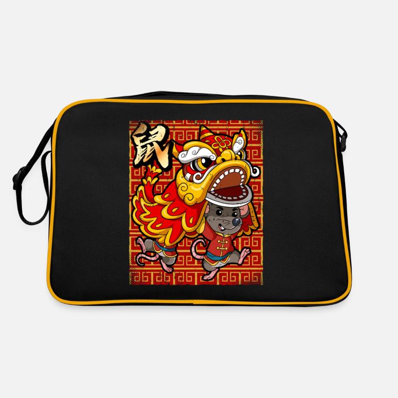 Année du Rat Nouvel An lunaire chinois Sac Retro