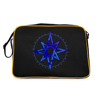 Stars - Star - Graphics - Graphic Design - Retro Bag - black/gold - Back