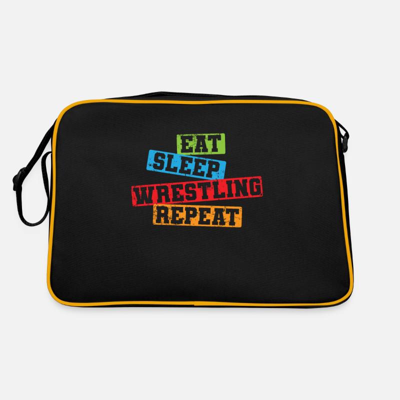 Manger dormir Lutte Répéter Spectacle Combat Sac Retro