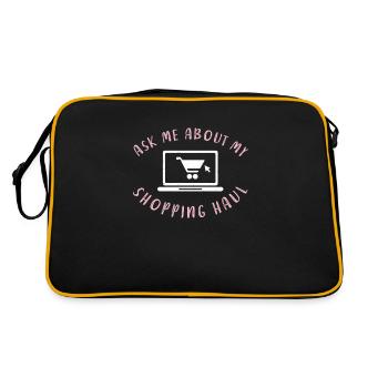 Me poser des questions sur mon panier pour - Sac Retro - noir/or - Dos