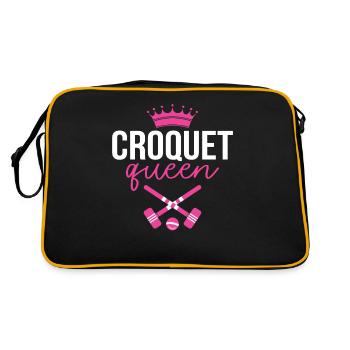 Croquet - Sac Retro - noir/or - Dos