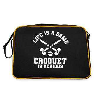 Croquet - Sac Retro - noir/or - Dos