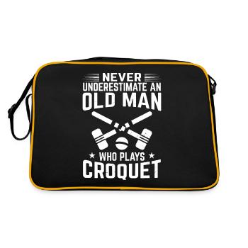 Croquet - Sac Retro - noir/or - Dos