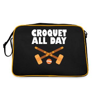 Croquet - Sac Retro - noir/or - Dos