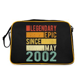 Anniversaire Mai 2002 Épopée légendaire - Sac Retro - noir/or - Dos