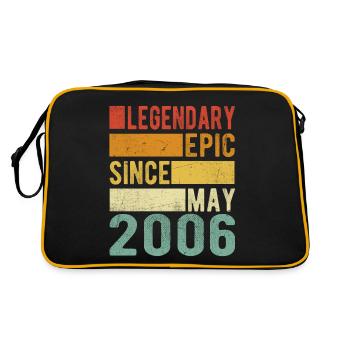 Anniversaire Mai 2006 Épopée légendaire - Sac Retro - noir/or - Dos