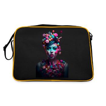 Candycore Aesthetic pour ceux qui ont la dent sucrée - Sac Retro - noir/or - Dos