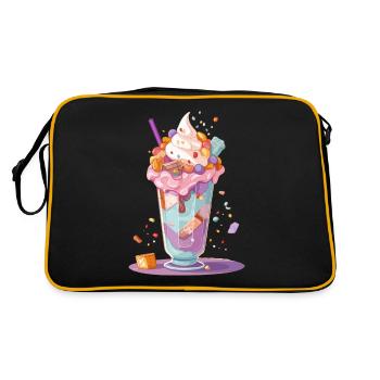 Candycore Aesthetic pour ceux qui ont la dent sucrée - Sac Retro - noir/or - Dos