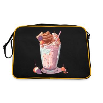 Candycore Aesthetic pour ceux qui ont la dent sucrée - Sac Retro - noir/or - Dos