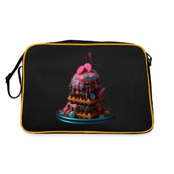 Candycore Aesthetic pour ceux qui ont la dent sucrée - Sac Retro - noir/or - Dos