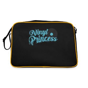 Vinyl Princess Record Music Recordings - Retro Bag - black/gold - Back