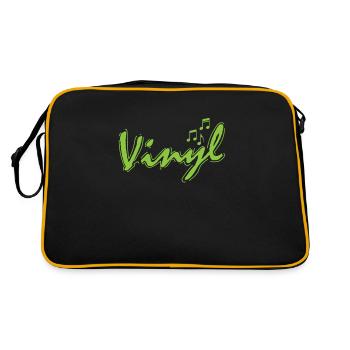 Vinyl with sheet music Record Music - Retro Bag - black/gold - Back