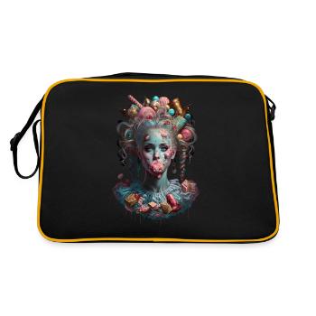 Candycore Aesthetic pour ceux qui ont la dent sucrée - Sac Retro - noir/or - Dos