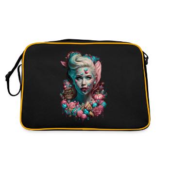 Candycore Aesthetic pour ceux qui ont la dent sucrée - Sac Retro - noir/or - Dos