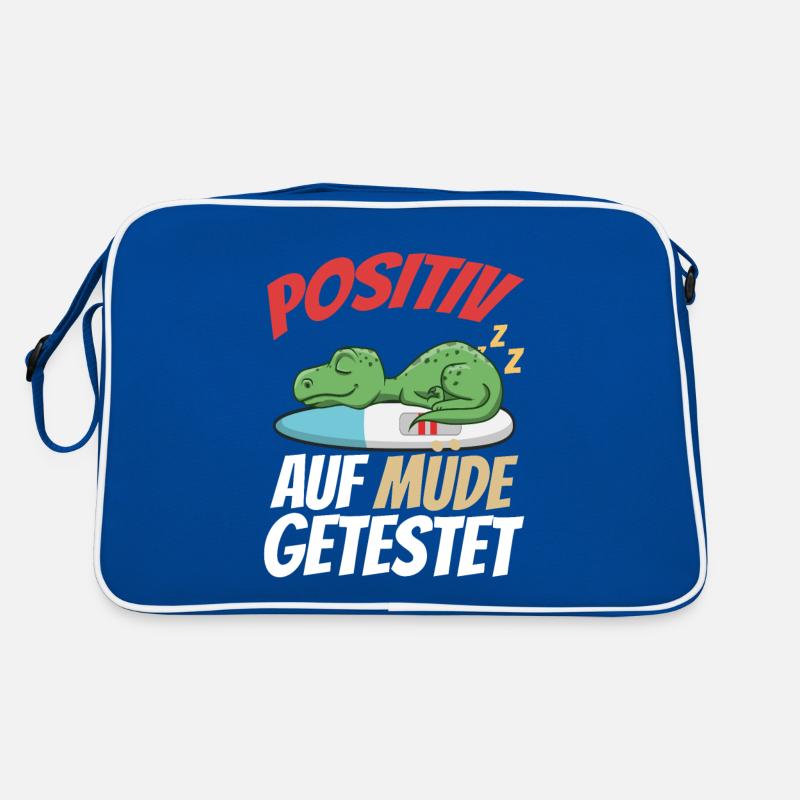 Positiv Auf Müde Getestet T-Rex Retro Tasche