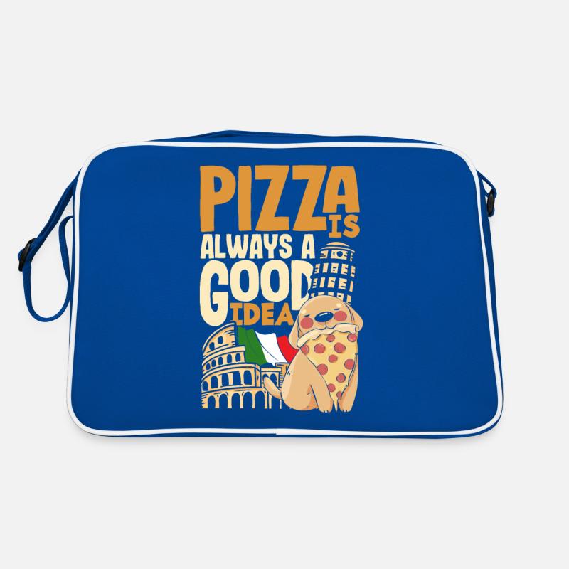 Pizza is always a good idea Retro Tasche