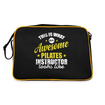 That is an Awesome Pilates Instructor - Retro Bag - black/gold - Back